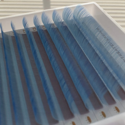 Gradient Lashes Ocean Blue 18 lines mix 8-15, epaisseur 0.07